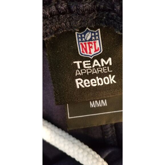 New England Patriots Shorts Reebok On Field Blue Authentic Sideline Men's Medium - Picture 8 of 9